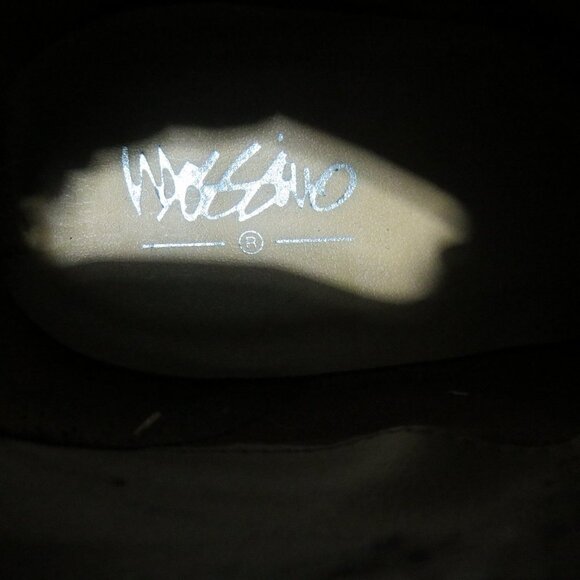 BOGO Mossimo Vibrant Red Suede High Heeled Ankle Booties Studded Embellished 9 - Picture 15 of 16